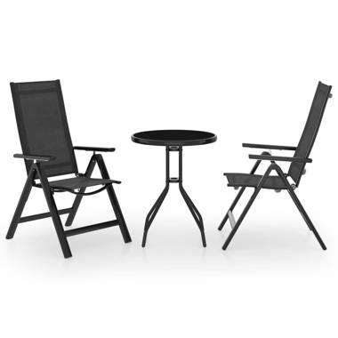 Kingman 5 piece sling folding patio dining discount set